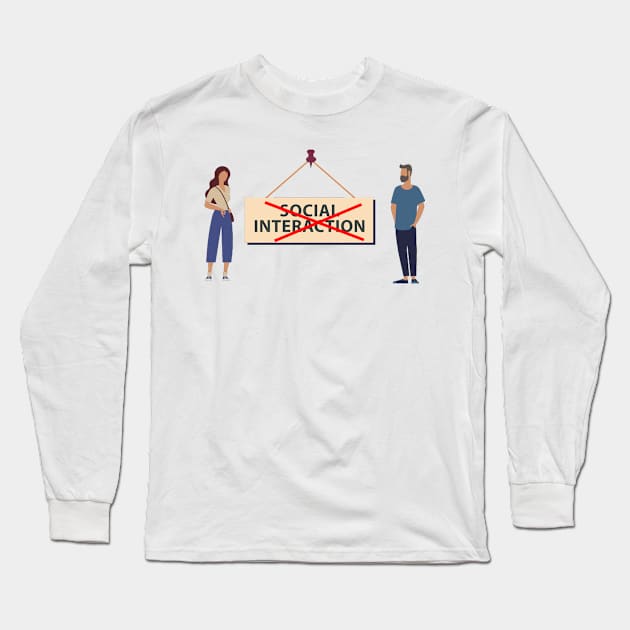 Social Interaction Not Supported Long Sleeve T-Shirt by Dogefellas